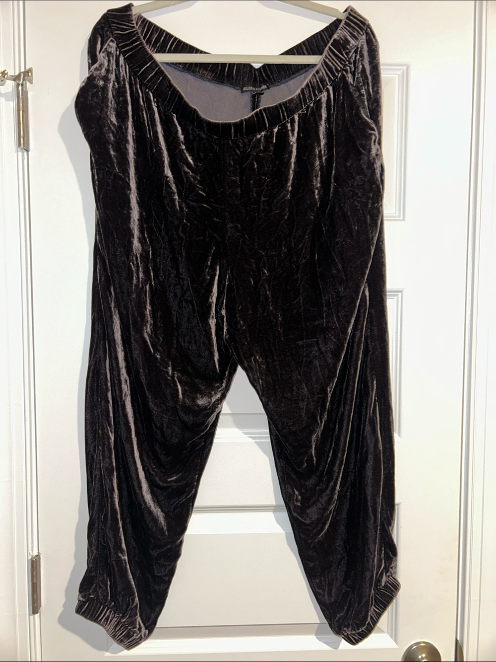 Velvet Grey/Purple Pants